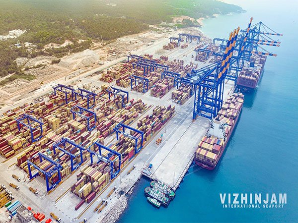 Vizhinjam International Deepwater Multipurpose Seaport in Kerala.