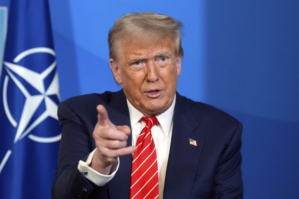 Donald Trump’s remarks on NATO’s mutual defence clause spark debate ahead of summit.