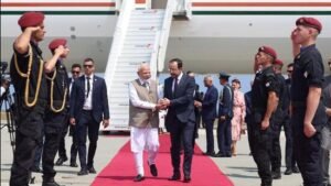 Prime Minister Narendra Modi arrived in Cyprus