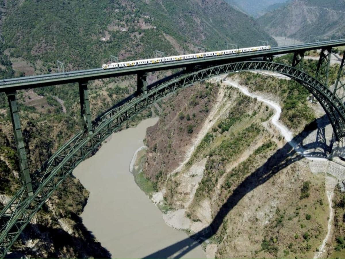 The Train to Kashmir: USBRL & Chenab Bridge